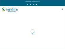 Tablet Screenshot of maritima.com